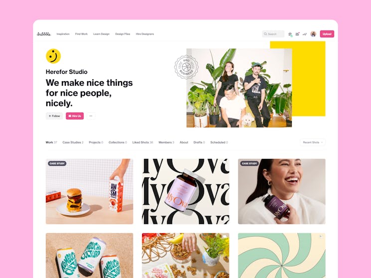 graphic designer portfolio website